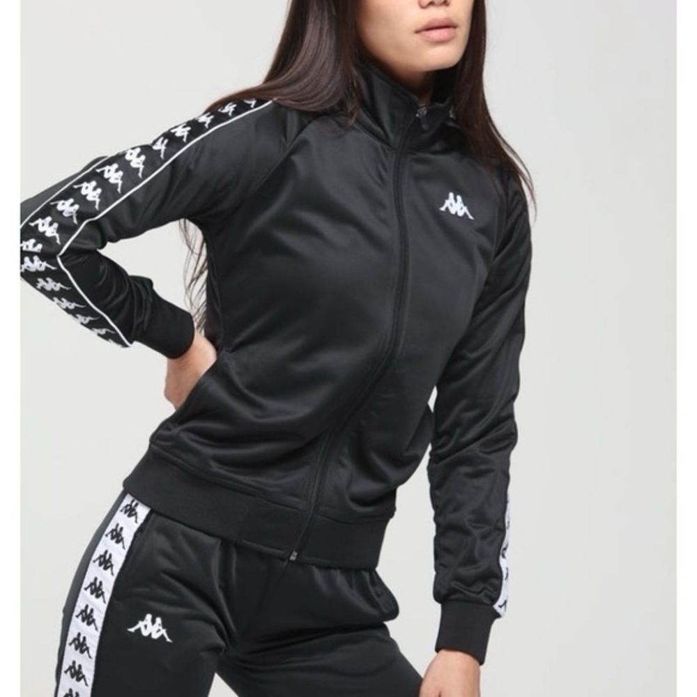 Kappa Black Track Jacket